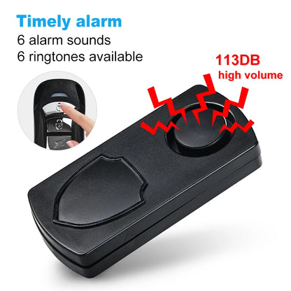 Waterproof Wireless Remote Anti-theft Alarm For Motorcycles