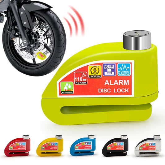 Motorcycle Alarm Padlock Disc Lock