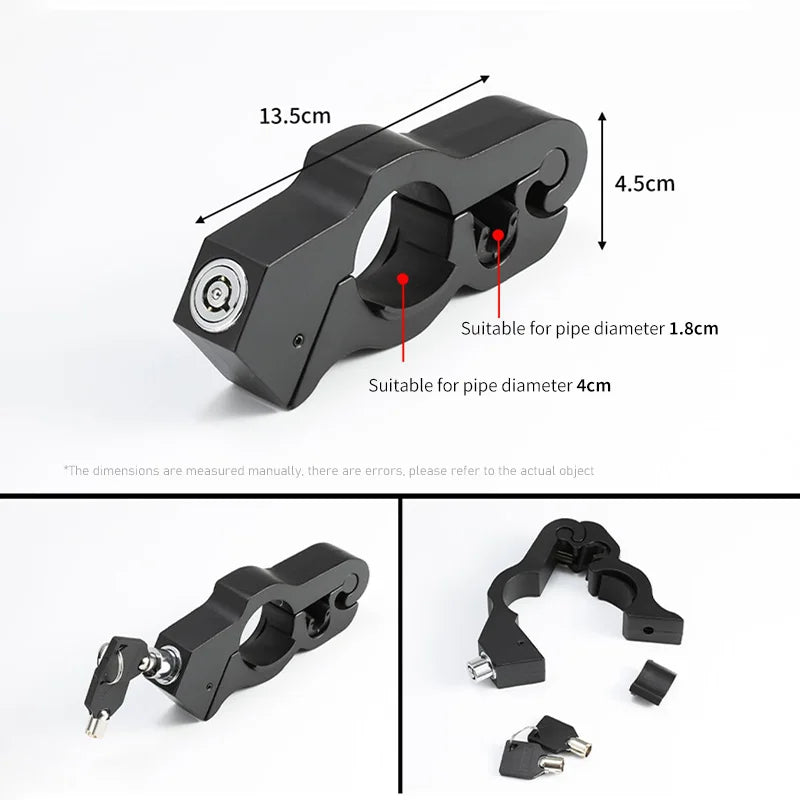 Motorcycle Handlebar Brake Lock