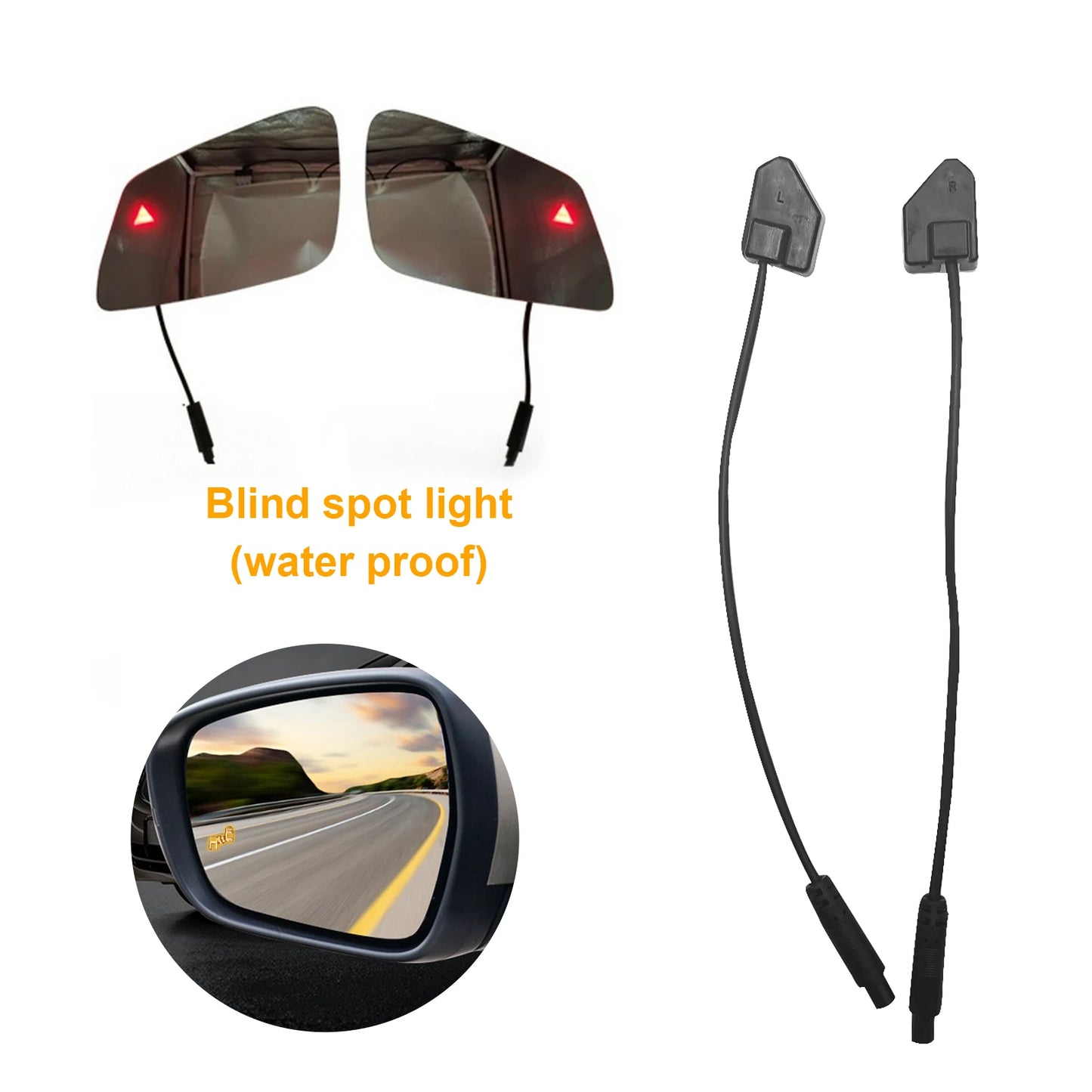 Blind Spot Monitoring Alarm System for Rear Lens