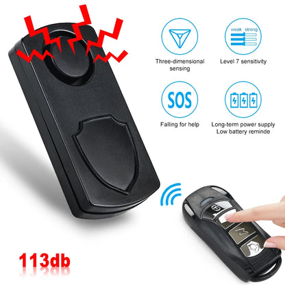 Waterproof Wireless Remote Anti-theft Alarm For Motorcycles